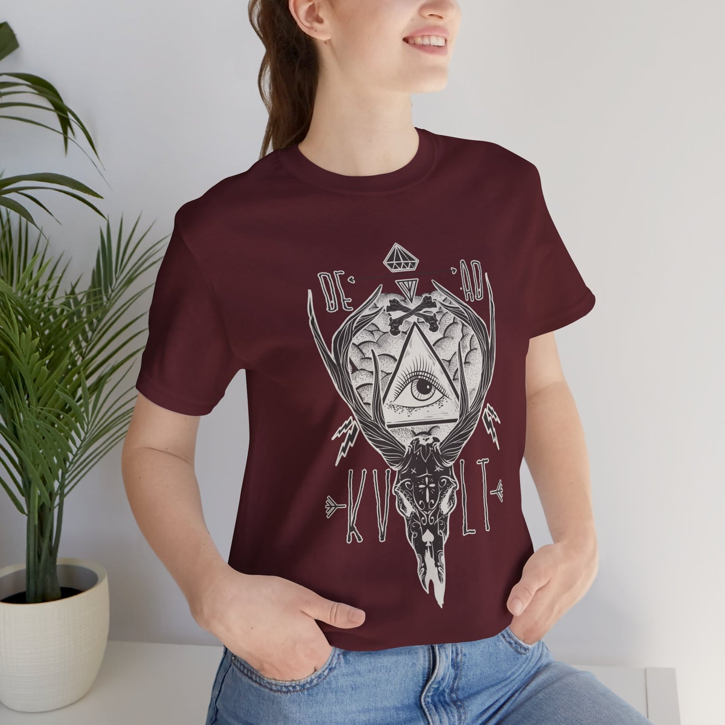 Dead Kvlt T-shirt, Eye T-shirt, Skull Shirt, Heavy Metal Shirt, Motorcycle T-Shirt, Scary Shirt, Horror Shirt, Rockers T-shirt,