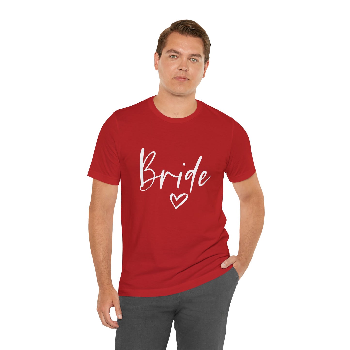 Bride T-shirt, Wedding Shirt, Bride Tee, Bridal Shower, Heart T-shirt, Bachelorette Party Shirt, Hen Night Top, Gift Shirt for Bride