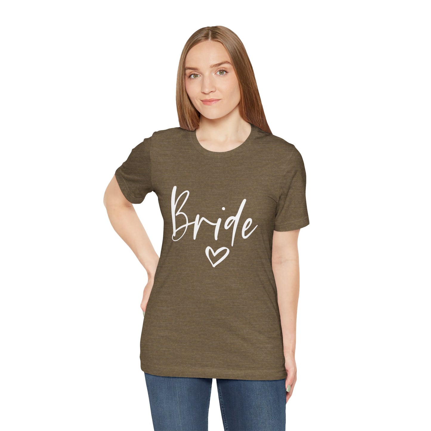 Bride T-shirt, Wedding Shirt, Bride Tee, Bridal Shower, Heart T-shirt, Bachelorette Party Shirt, Hen Night Top, Gift Shirt for Bride