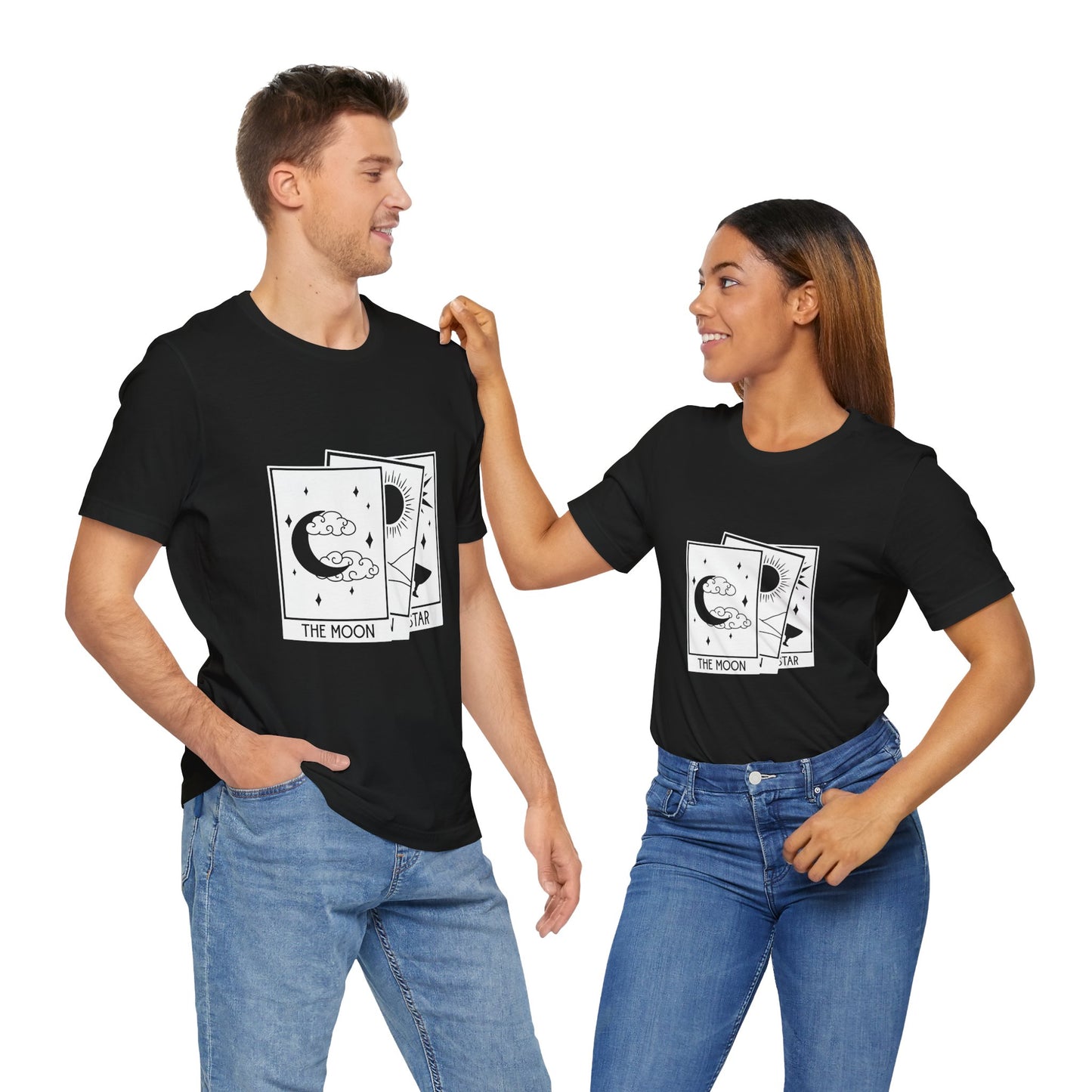 Tarot Stack T-shirt, Astrology Shirt, Mystical Shirt, Boho T-shirt, Moon Stars Sun T-Shirt, Mystic Shirt Gift for Her