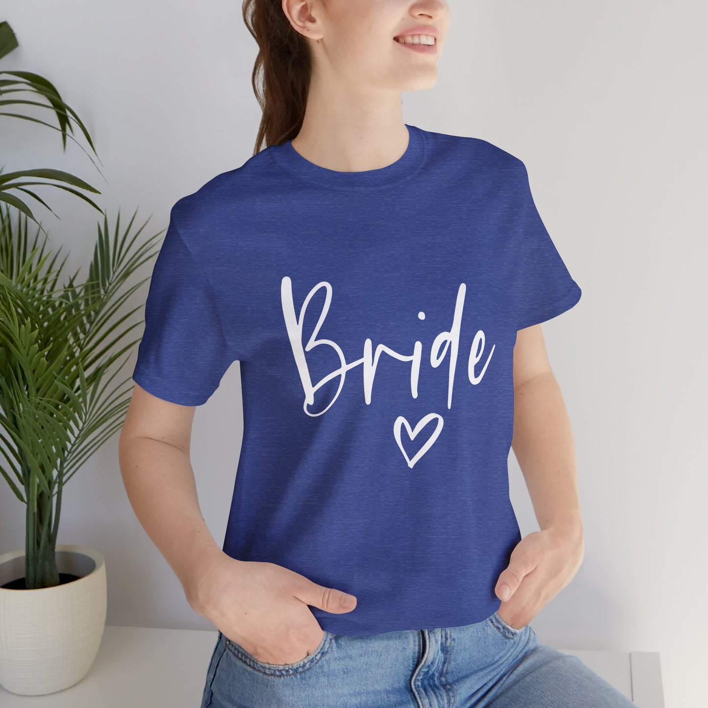 Bride T-shirt, Wedding Shirt, Bride Tee, Bridal Shower, Heart T-shirt, Bachelorette Party Shirt, Hen Night Top, Gift Shirt for Bride