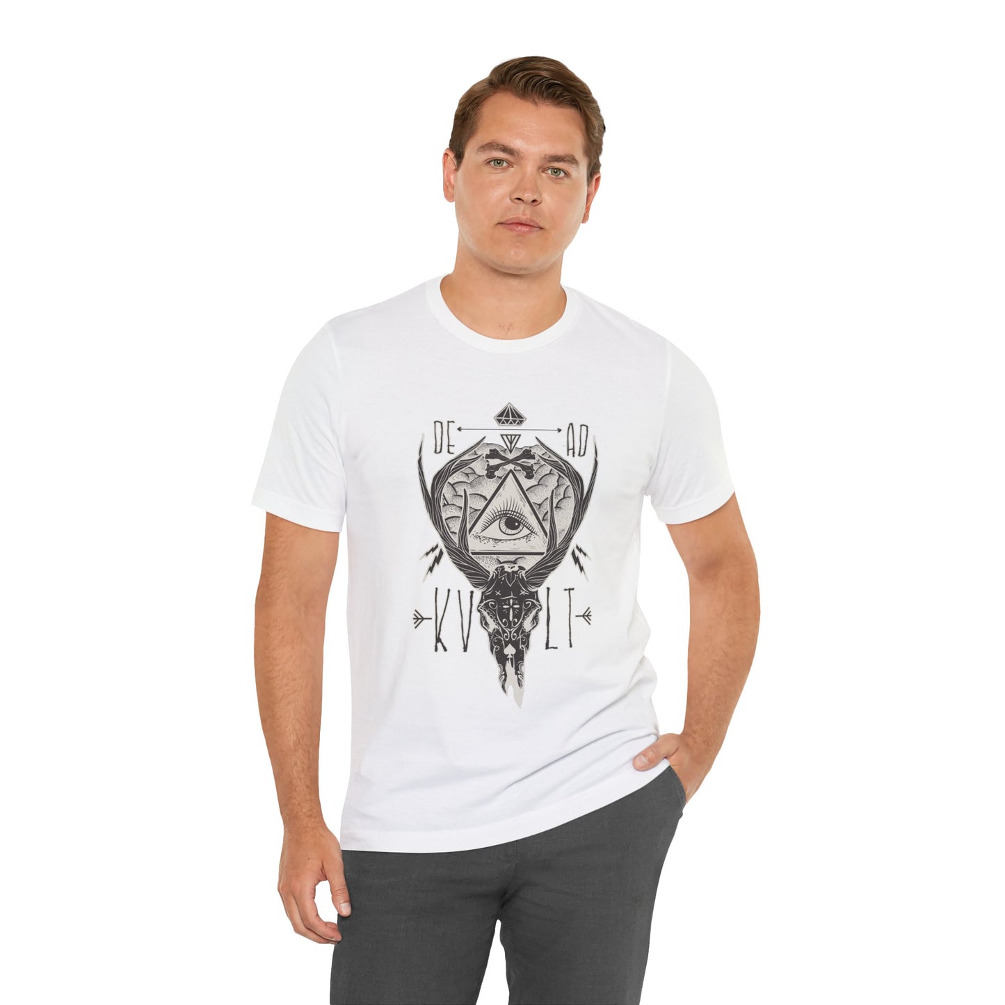Dead Kvlt T-shirt, Eye T-shirt, Skull Shirt, Heavy Metal Shirt, Motorcycle T-Shirt, Scary Shirt, Horror Shirt, Rockers T-shirt,