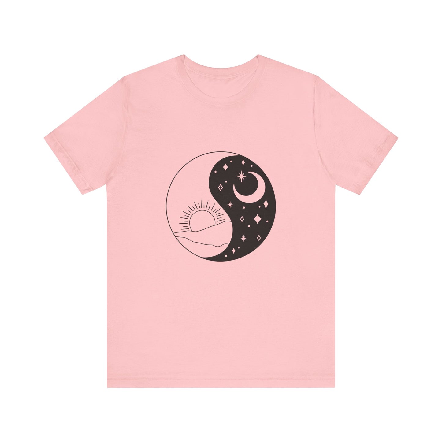 Ying Yang T-shirt, Sun and Moon Shirt, Mystical Shirt, Boho T-shirt, Mystics Shirt, Bohemian T-shirt, Gift Shirt for Her