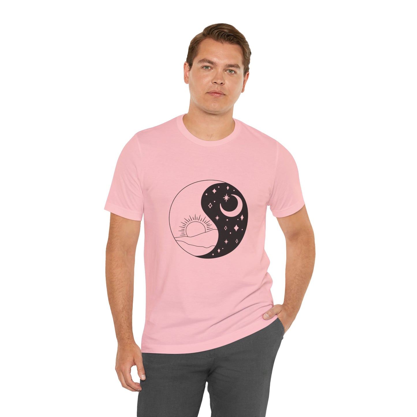 Ying Yang T-shirt, Sun and Moon Shirt, Mystical Shirt, Boho T-shirt, Mystics Shirt, Bohemian T-shirt, Gift Shirt for Her