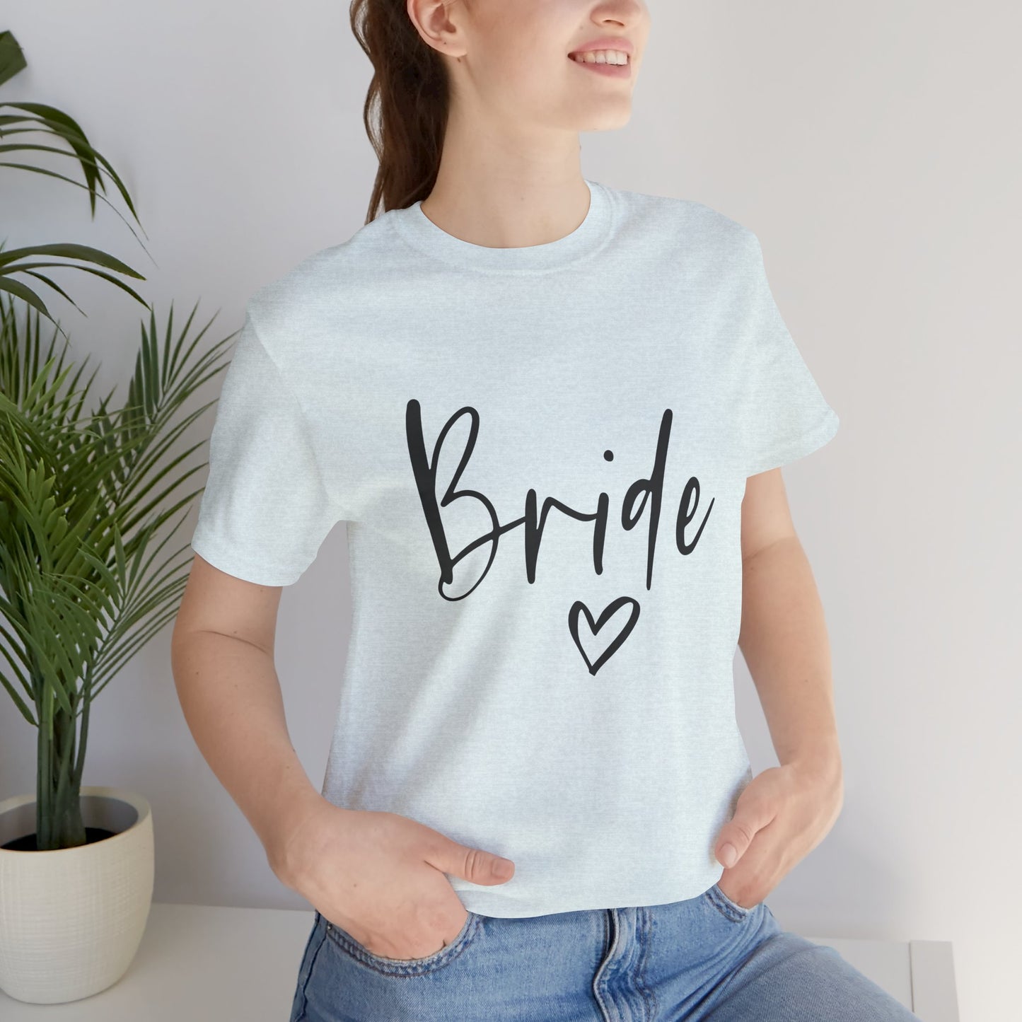 Bride T-shirt, Wedding Shirt, Bride Tee, Bridal Shower, Heart T-shirt, Bachelorette Party Shirt, Hen Night Top, Gift Shirt for Bride