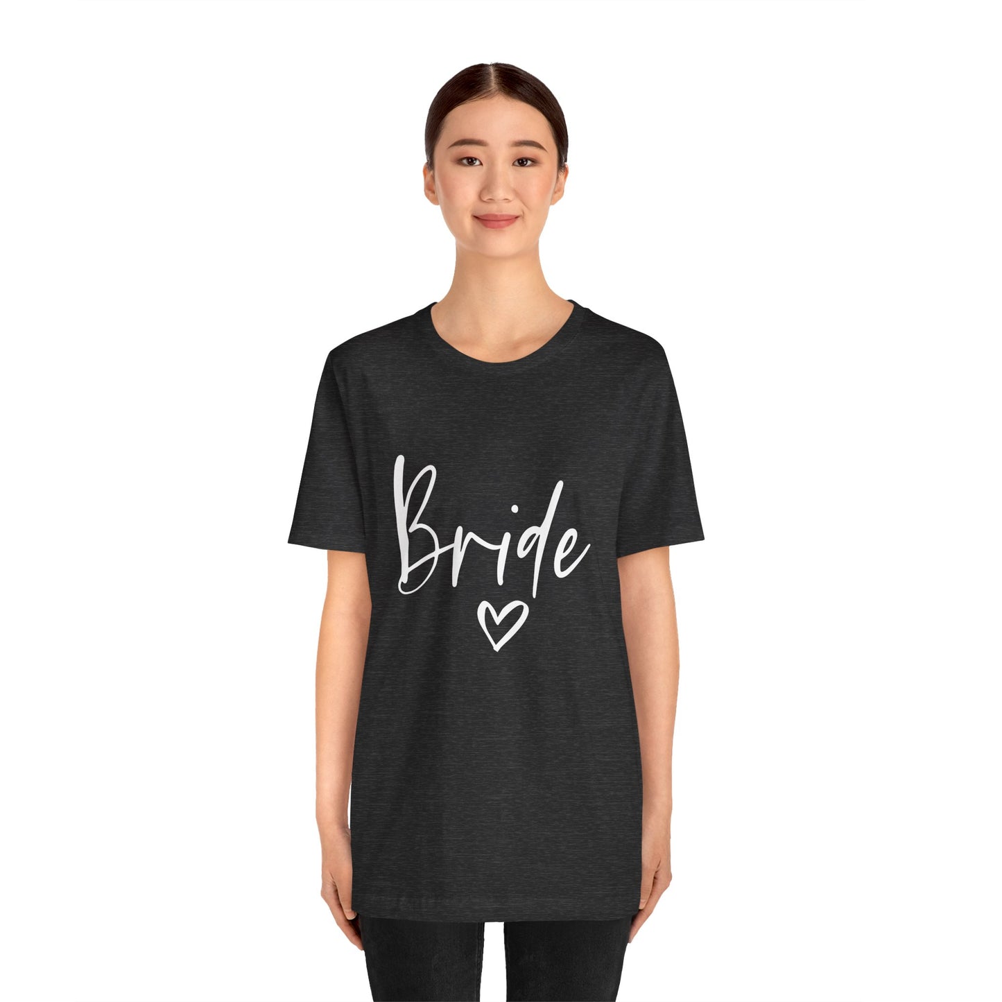 Bride T-shirt, Wedding Shirt, Bride Tee, Bridal Shower, Heart T-shirt, Bachelorette Party Shirt, Hen Night Top, Gift Shirt for Bride