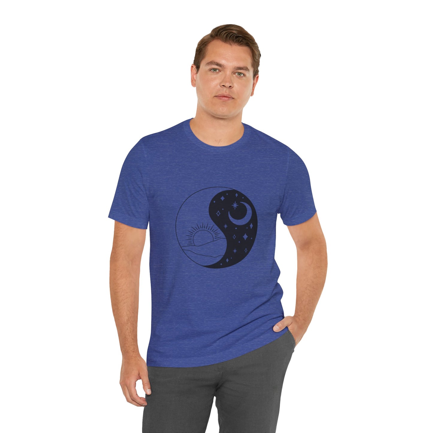 Ying Yang T-shirt, Sun and Moon Shirt, Mystical Shirt, Boho T-shirt, Mystics Shirt, Bohemian T-shirt, Gift Shirt for Her