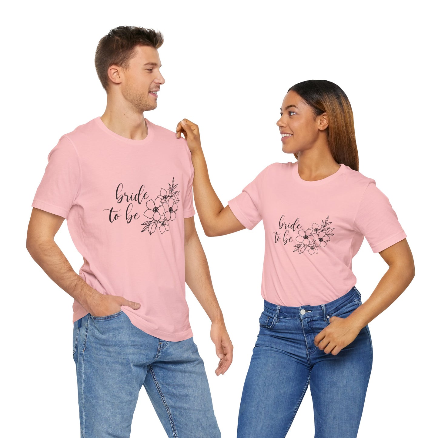 Bride to Be T-shirt, Wedding Shirt, Floral Shirt, Bride Tee, Bachelorette Shirt, Gift Shirt for Bride, Bridal Shower Shirt