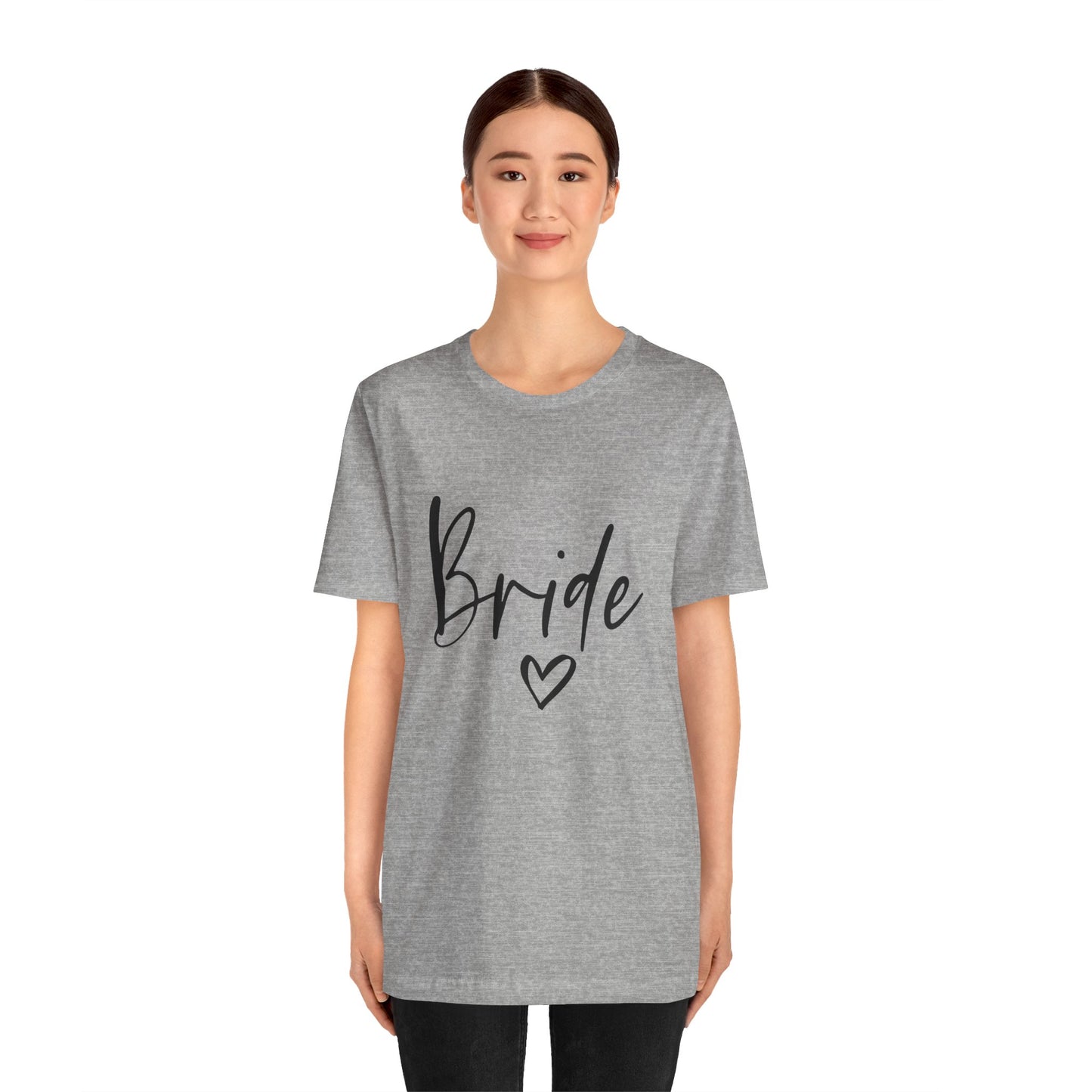 Bride T-shirt, Wedding Shirt, Bride Tee, Bridal Shower, Heart T-shirt, Bachelorette Party Shirt, Hen Night Top, Gift Shirt for Bride