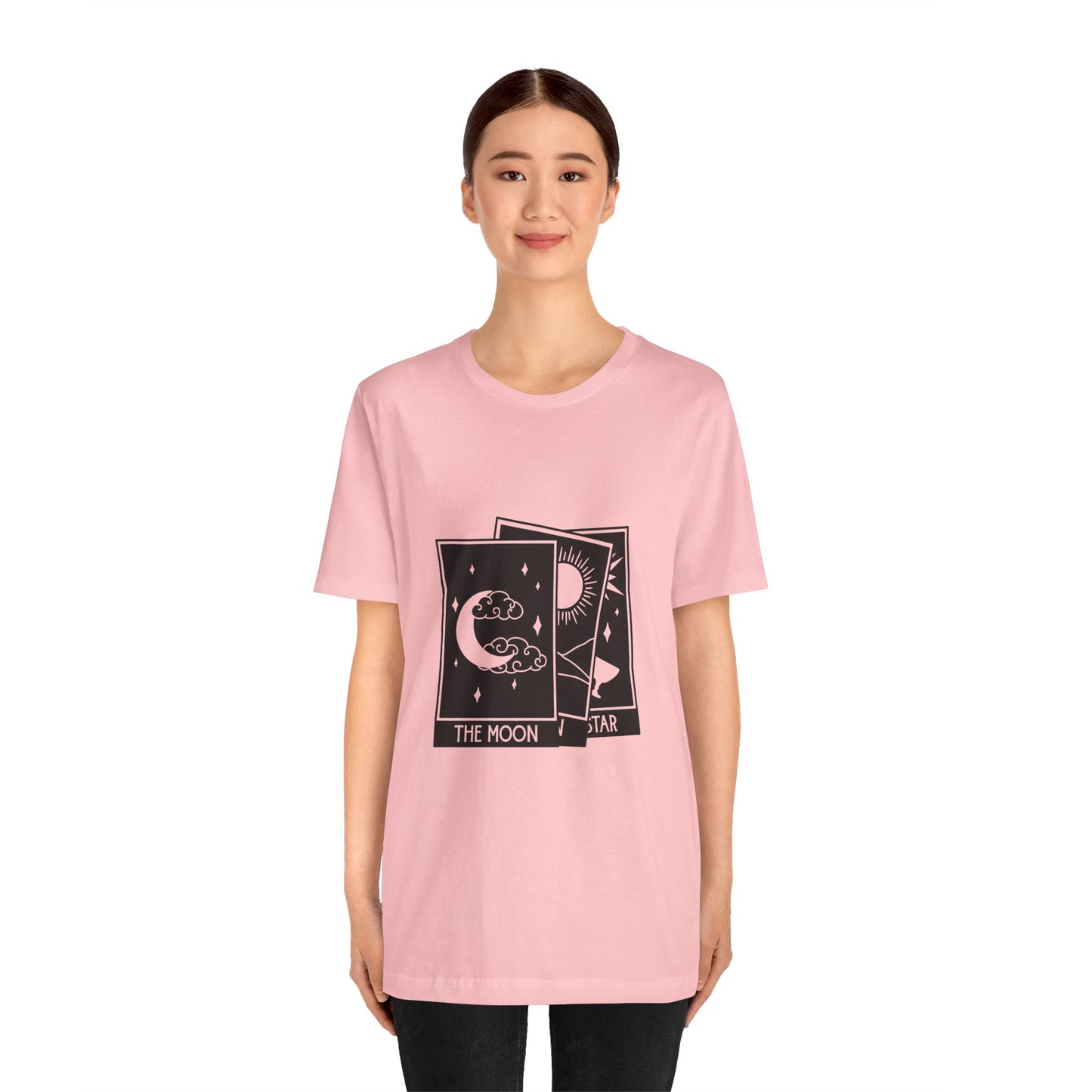 Tarot Stack T-shirt, Astrology Shirt, Mystical Shirt, Boho T-shirt, Moon Stars Sun T-Shirt, Mystic Shirt Gift for Her