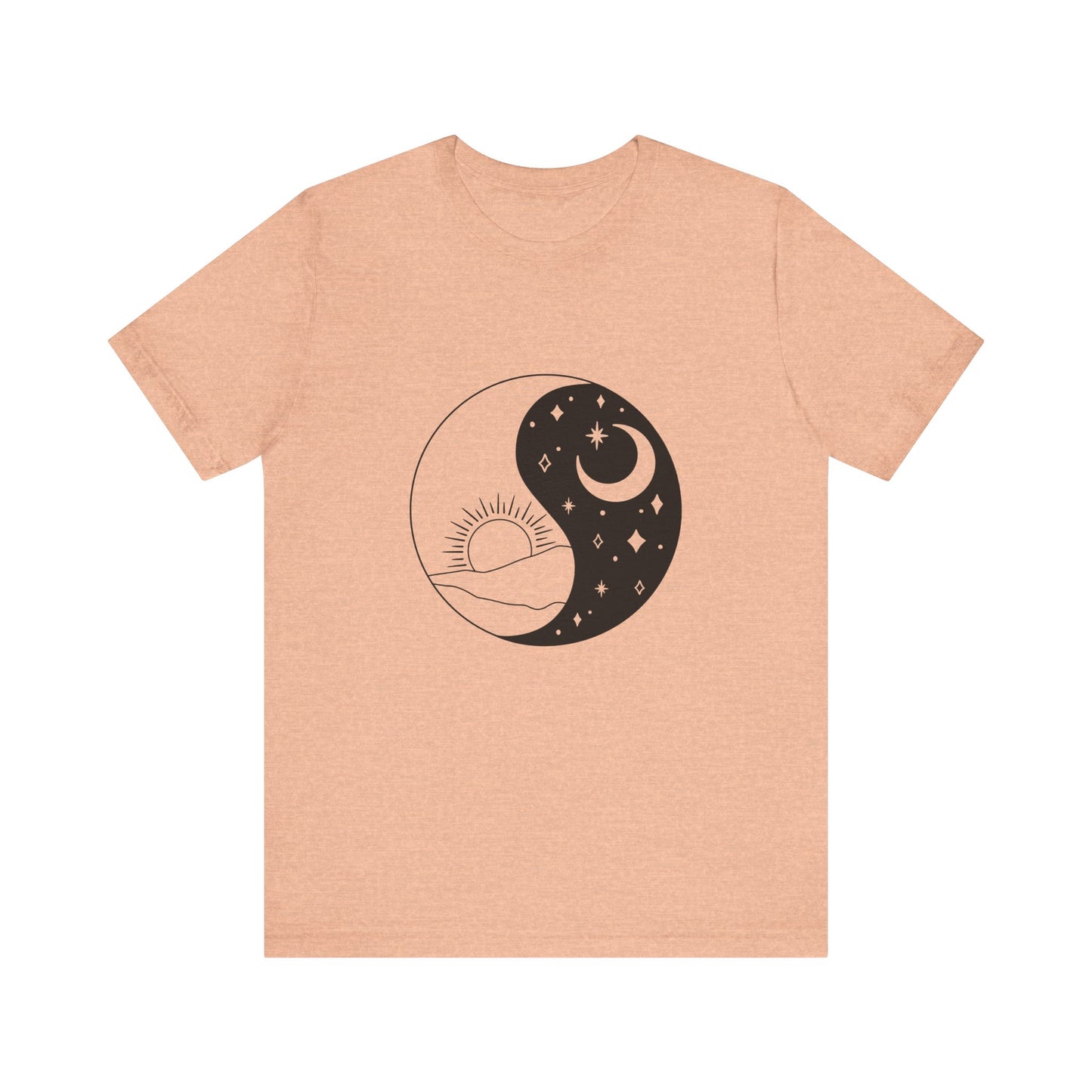 Ying Yang T-shirt, Sun and Moon Shirt, Mystical Shirt, Boho T-shirt, Mystics Shirt, Bohemian T-shirt, Gift Shirt for Her