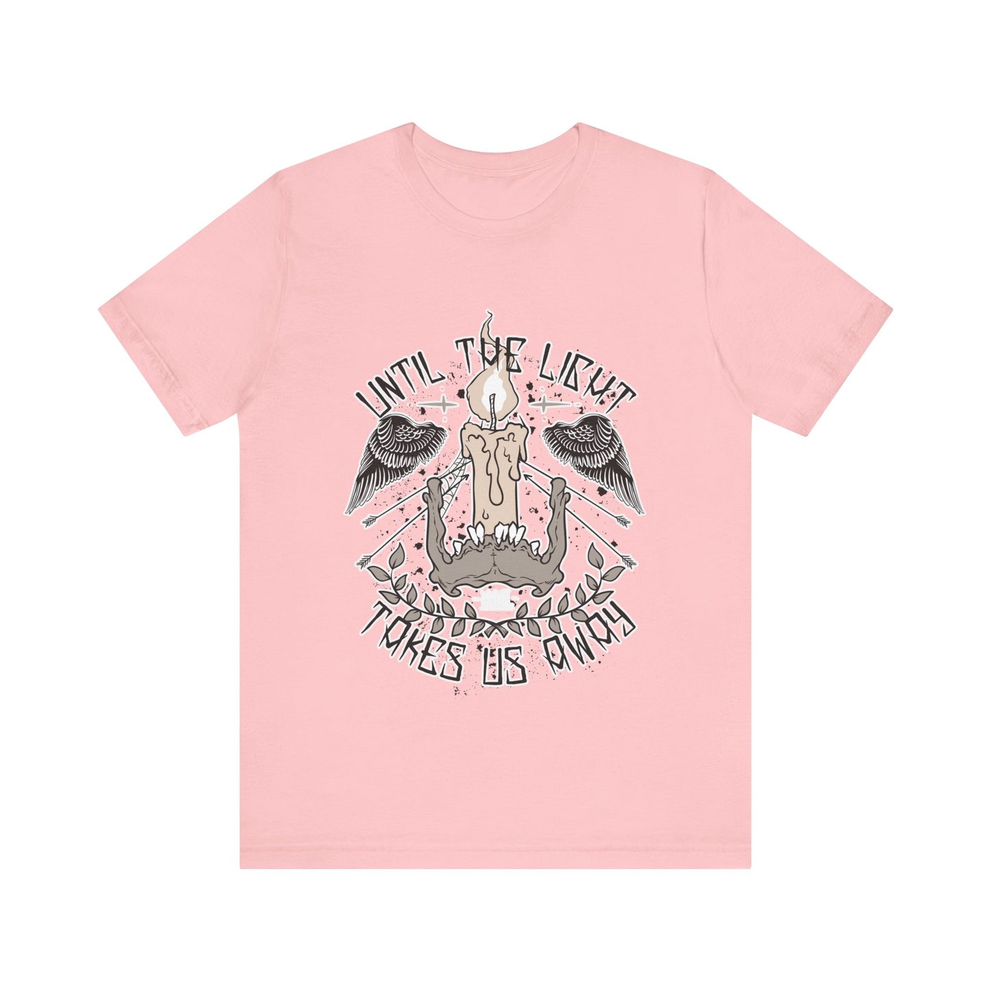Until the Light Takes us Away T-shirt, Inspirational T-shirt, Skull Shirt, Heavy Metal Rock Shirt, Wings T-Shirt, Rockers T-shirt