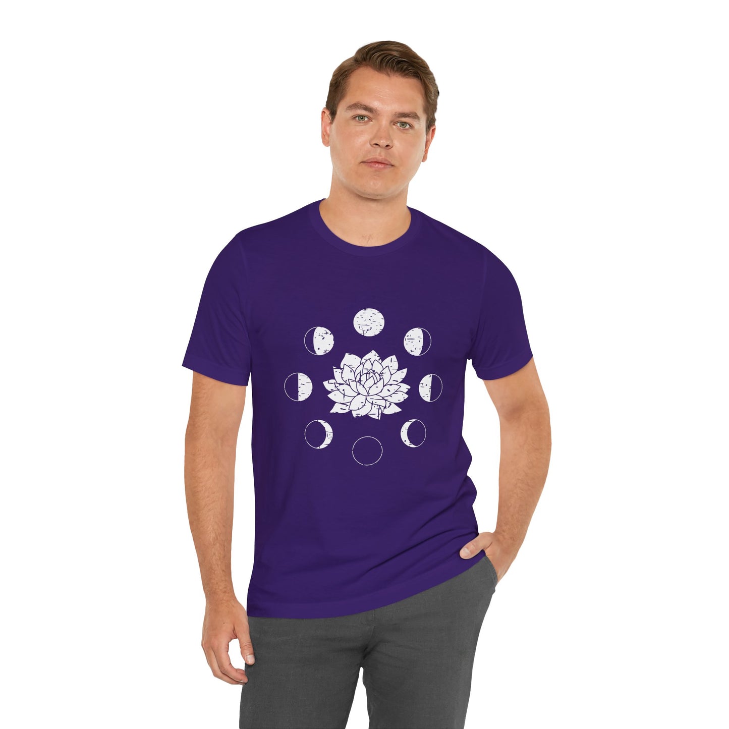 Lotus Moon Phase T-shirt, Boho T-shirt, Grunge Shirt, Inspirational T-shirt, Bohemian T-shirt, Moon and Stars T-Shirt, Gift for Her