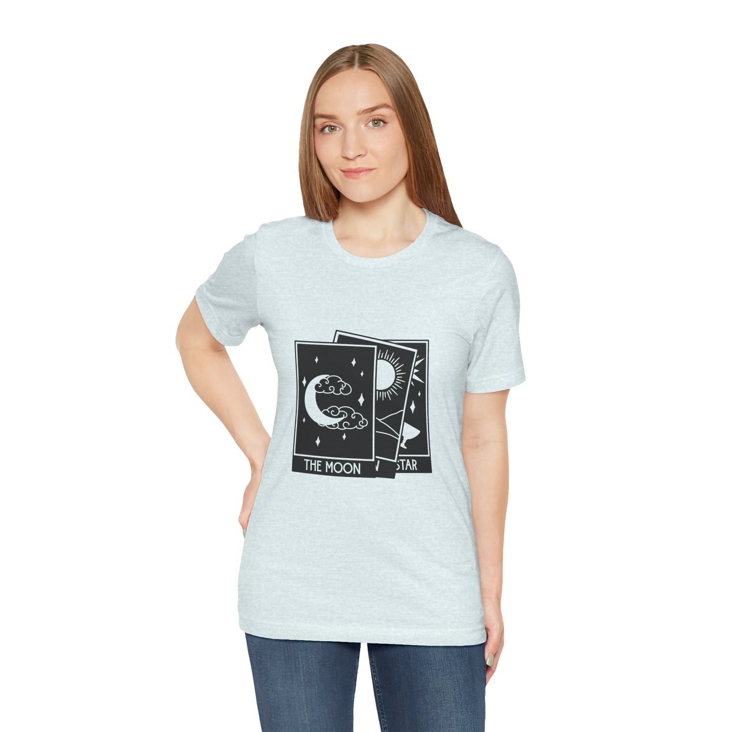 Tarot Stack T-shirt, Astrology Shirt, Mystical Shirt, Boho T-shirt, Moon Stars Sun T-Shirt, Mystic Shirt Gift for Her