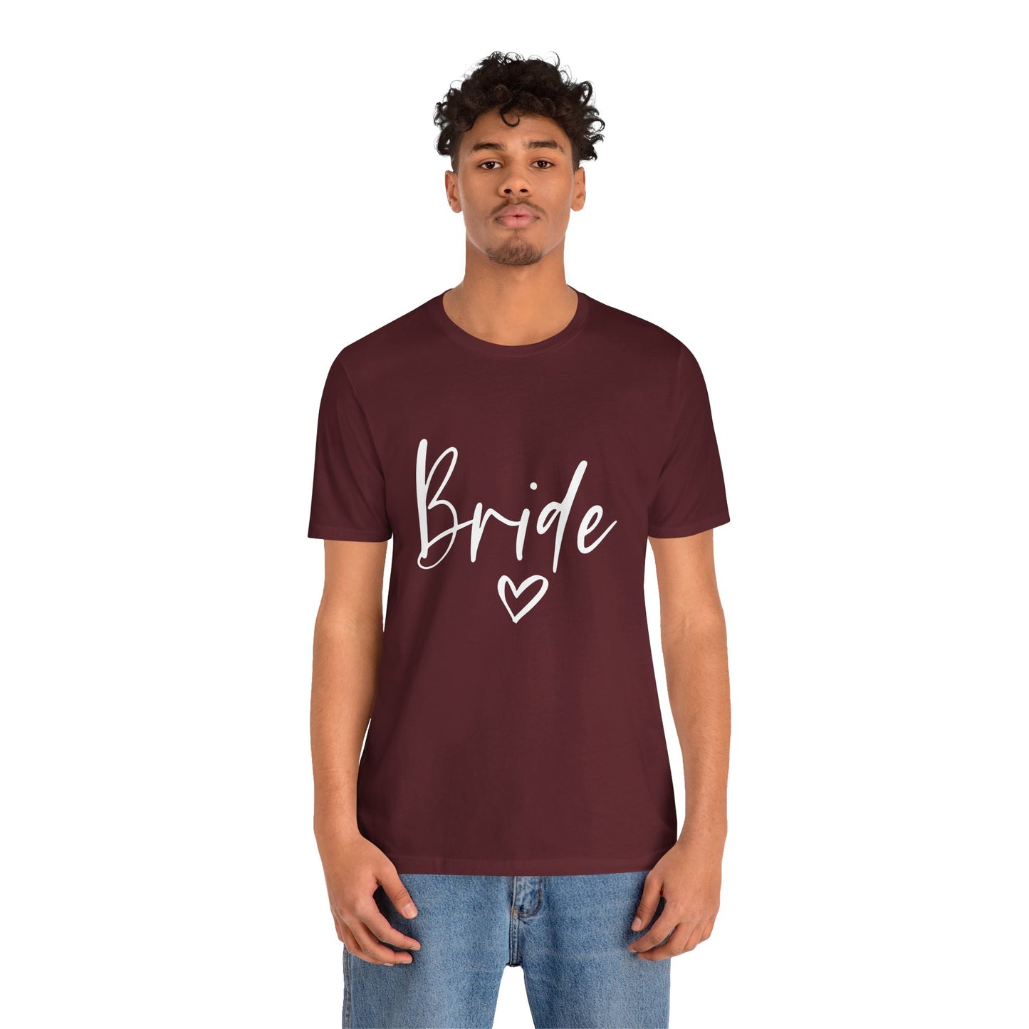 Bride T-shirt, Wedding Shirt, Bride Tee, Bridal Shower, Heart T-shirt, Bachelorette Party Shirt, Hen Night Top, Gift Shirt for Bride
