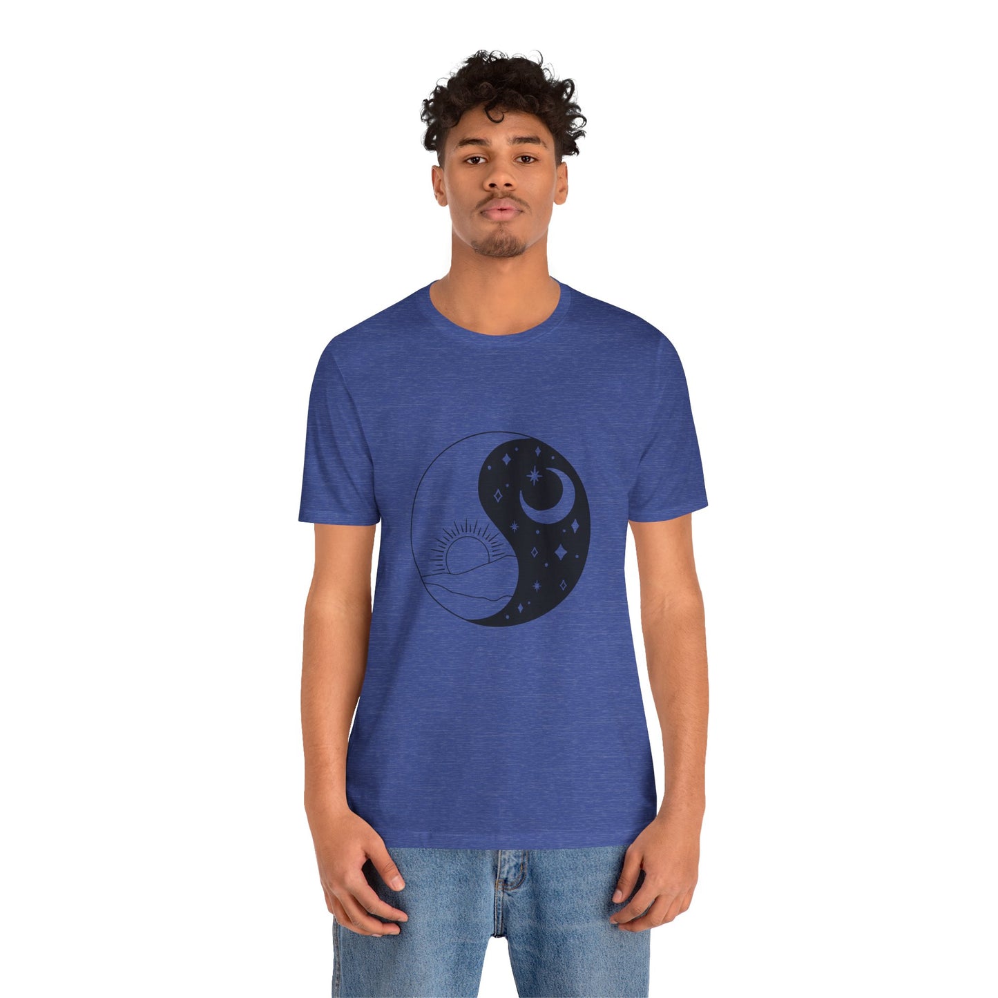 Ying Yang T-shirt, Sun and Moon Shirt, Mystical Shirt, Boho T-shirt, Mystics Shirt, Bohemian T-shirt, Gift Shirt for Her