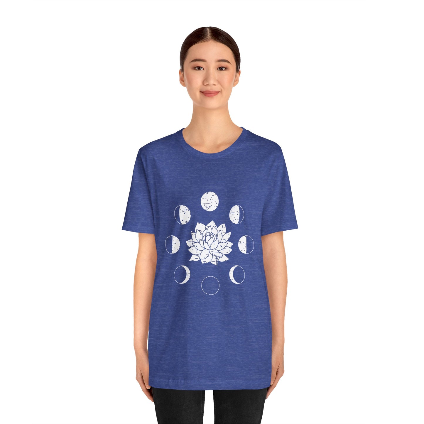Lotus Moon Phase T-shirt, Boho T-shirt, Grunge Shirt, Inspirational T-shirt, Bohemian T-shirt, Moon and Stars T-Shirt, Gift for Her