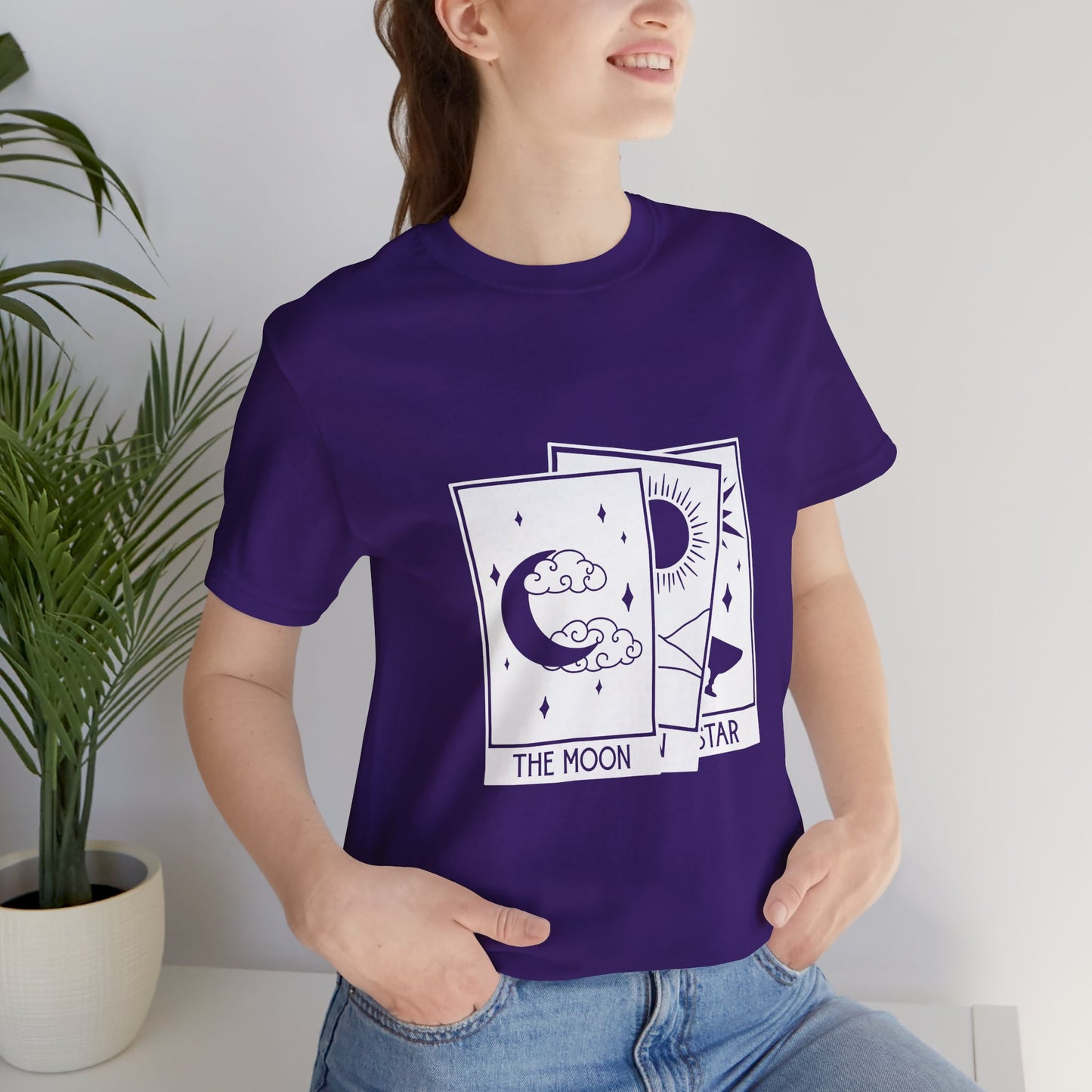 Tarot Stack T-shirt, Astrology Shirt, Mystical Shirt, Boho T-shirt, Moon Stars Sun T-Shirt, Mystic Shirt Gift for Her