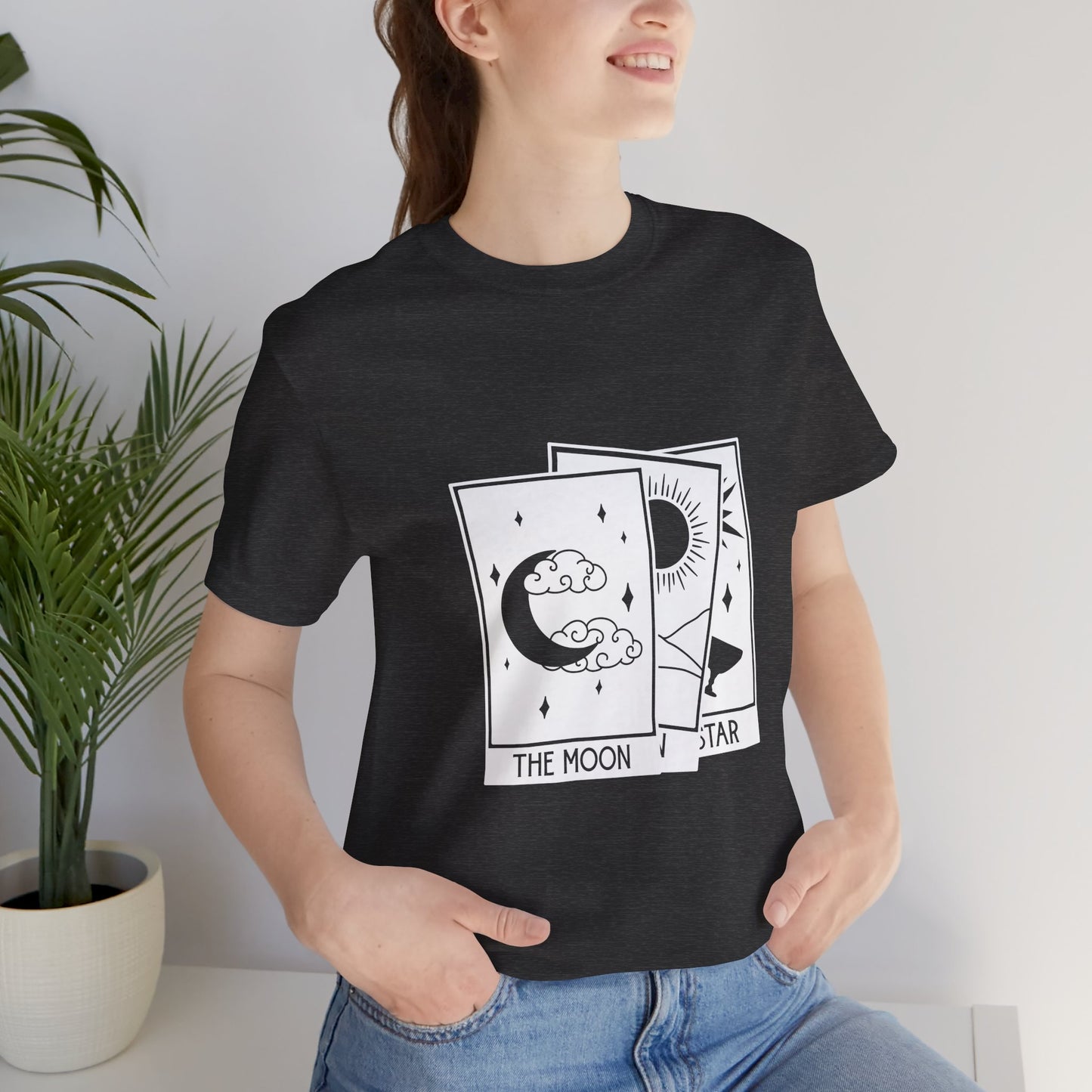 Tarot Stack T-shirt, Astrology Shirt, Mystical Shirt, Boho T-shirt, Moon Stars Sun T-Shirt, Mystic Shirt Gift for Her