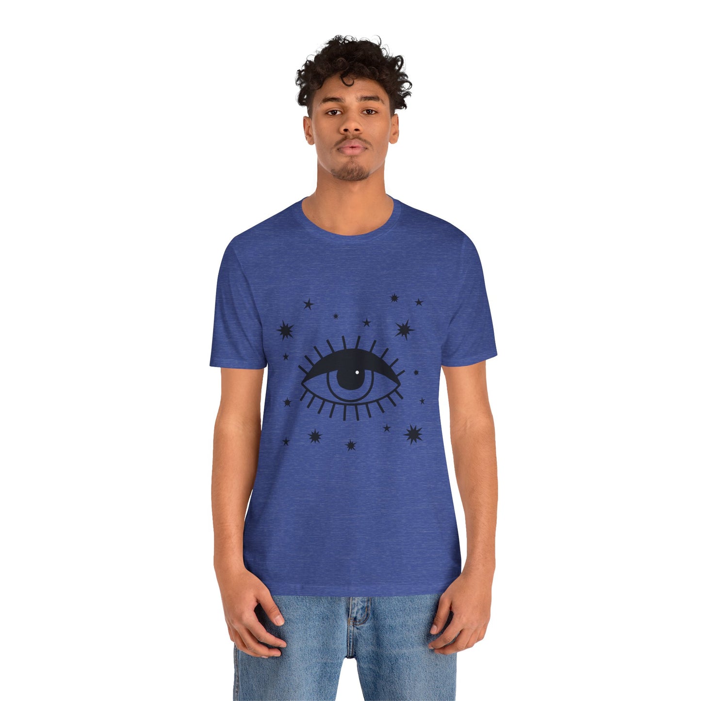 Mystical Shirt, Third Eye T-shirt, Boho T-shirt, Stars T-Shirt, Bohemian T-shirt, Astrologic Shirt, Gift for Her