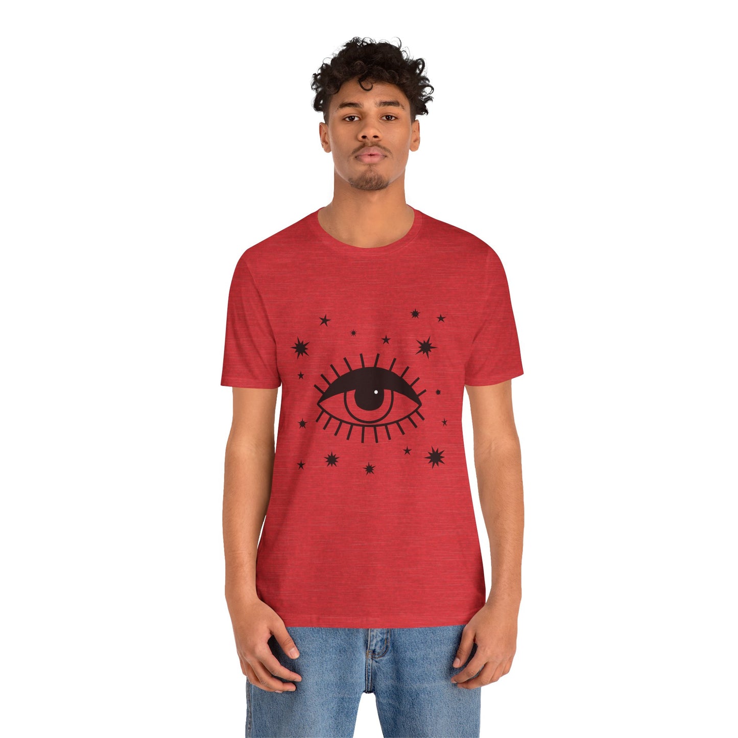Mystical Shirt, Third Eye T-shirt, Boho T-shirt, Stars T-Shirt, Bohemian T-shirt, Astrologic Shirt, Gift for Her