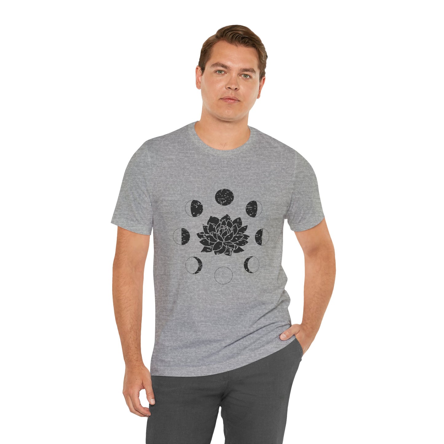 Lotus Moon Phase T-shirt, Boho T-shirt, Grunge Shirt, Inspirational T-shirt, Bohemian T-shirt, Moon and Stars T-Shirt, Gift for Her
