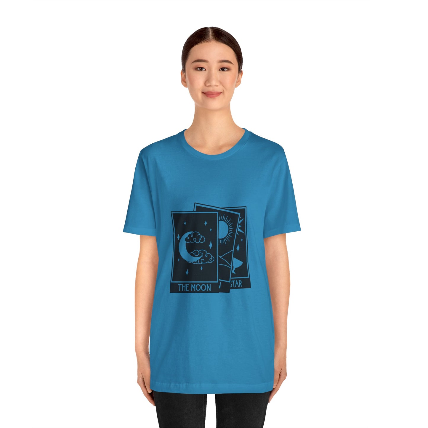 Tarot Stack T-shirt, Astrology Shirt, Mystical Shirt, Boho T-shirt, Moon Stars Sun T-Shirt, Mystic Shirt Gift for Her