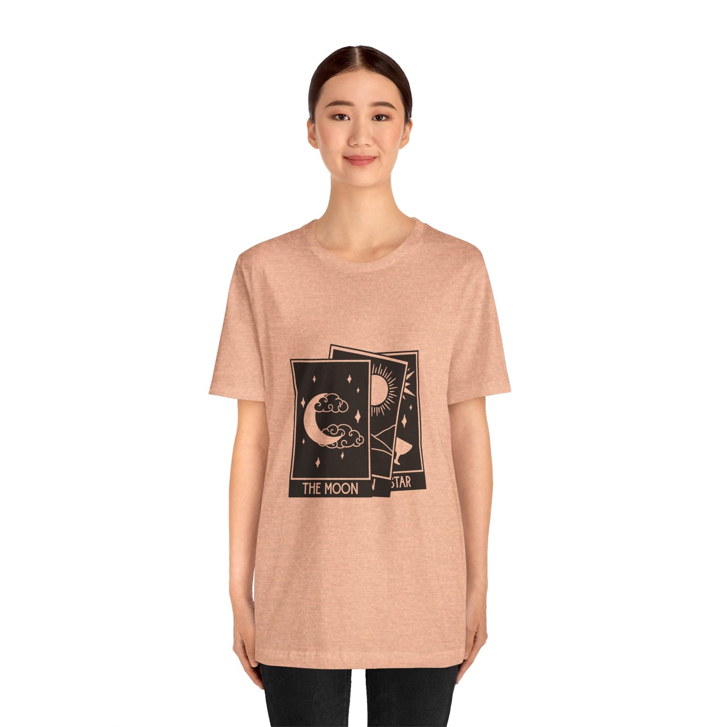Tarot Stack T-shirt, Astrology Shirt, Mystical Shirt, Boho T-shirt, Moon Stars Sun T-Shirt, Mystic Shirt Gift for Her