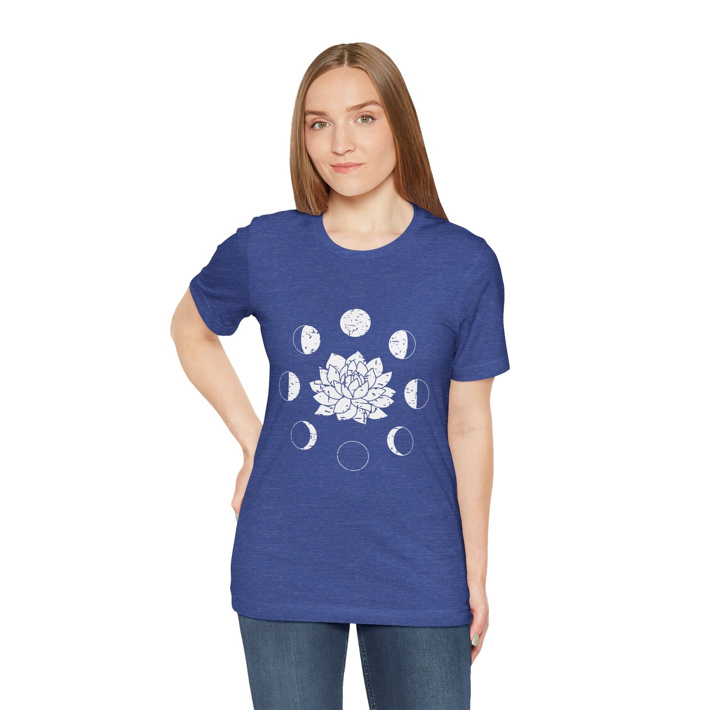 Lotus Moon Phase T-shirt, Boho T-shirt, Grunge Shirt, Inspirational T-shirt, Bohemian T-shirt, Moon and Stars T-Shirt, Gift for Her