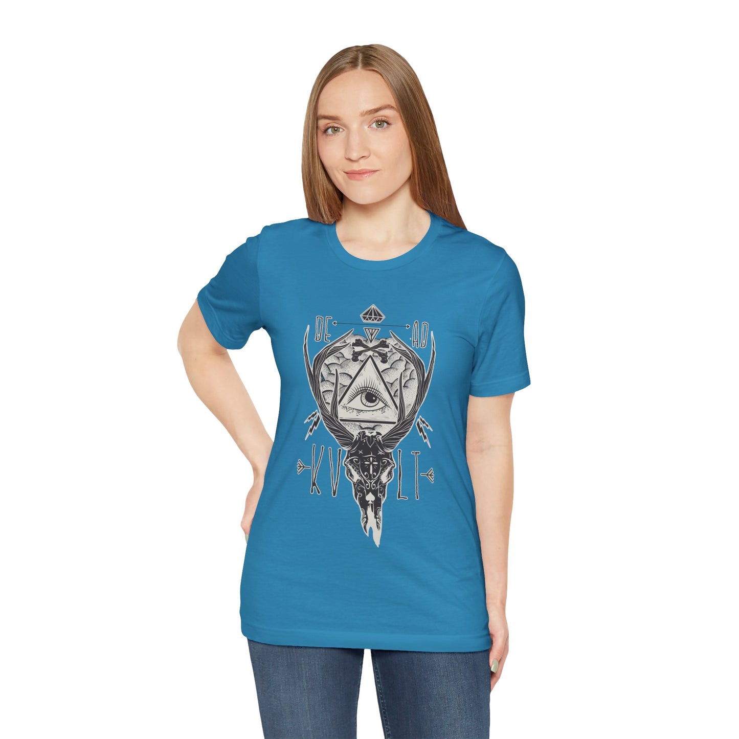 Dead Kvlt T-shirt, Eye T-shirt, Skull Shirt, Heavy Metal Shirt, Motorcycle T-Shirt, Scary Shirt, Horror Shirt, Rockers T-shirt,