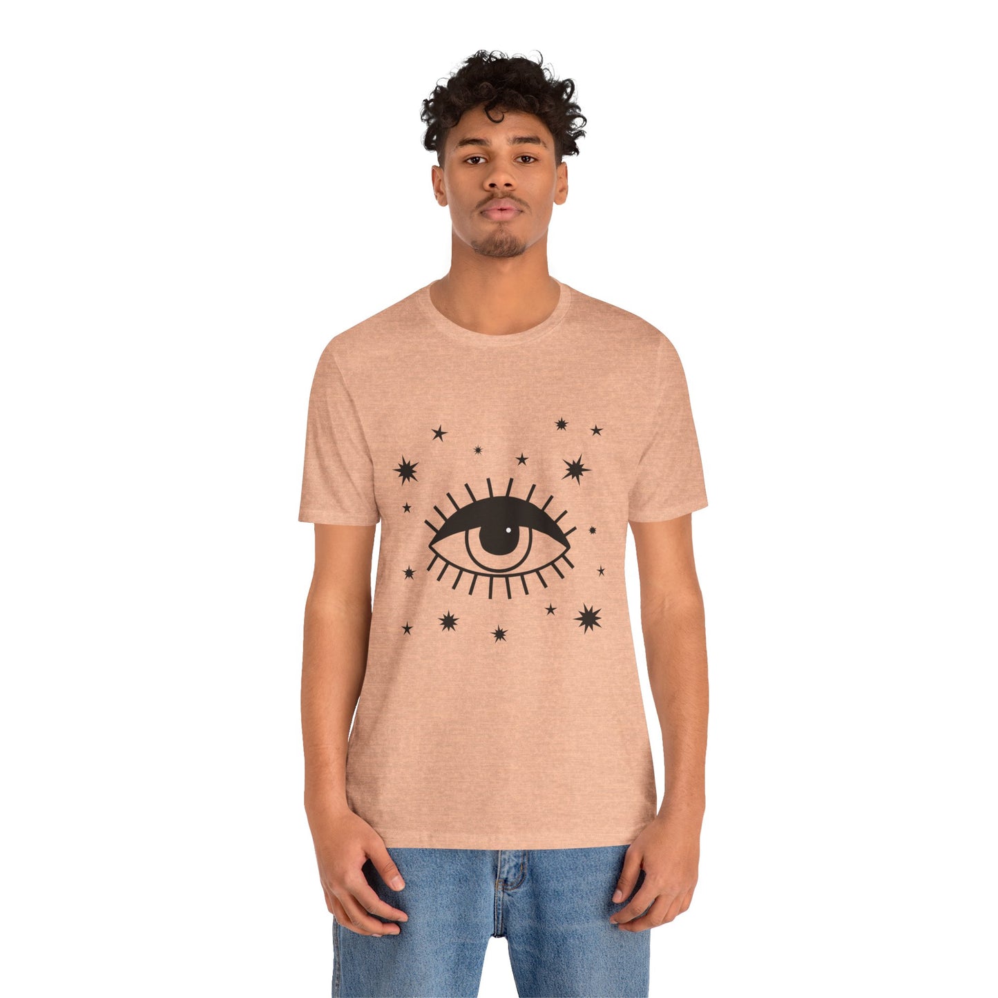 Mystical Shirt, Third Eye T-shirt, Boho T-shirt, Stars T-Shirt, Bohemian T-shirt, Astrologic Shirt, Gift for Her