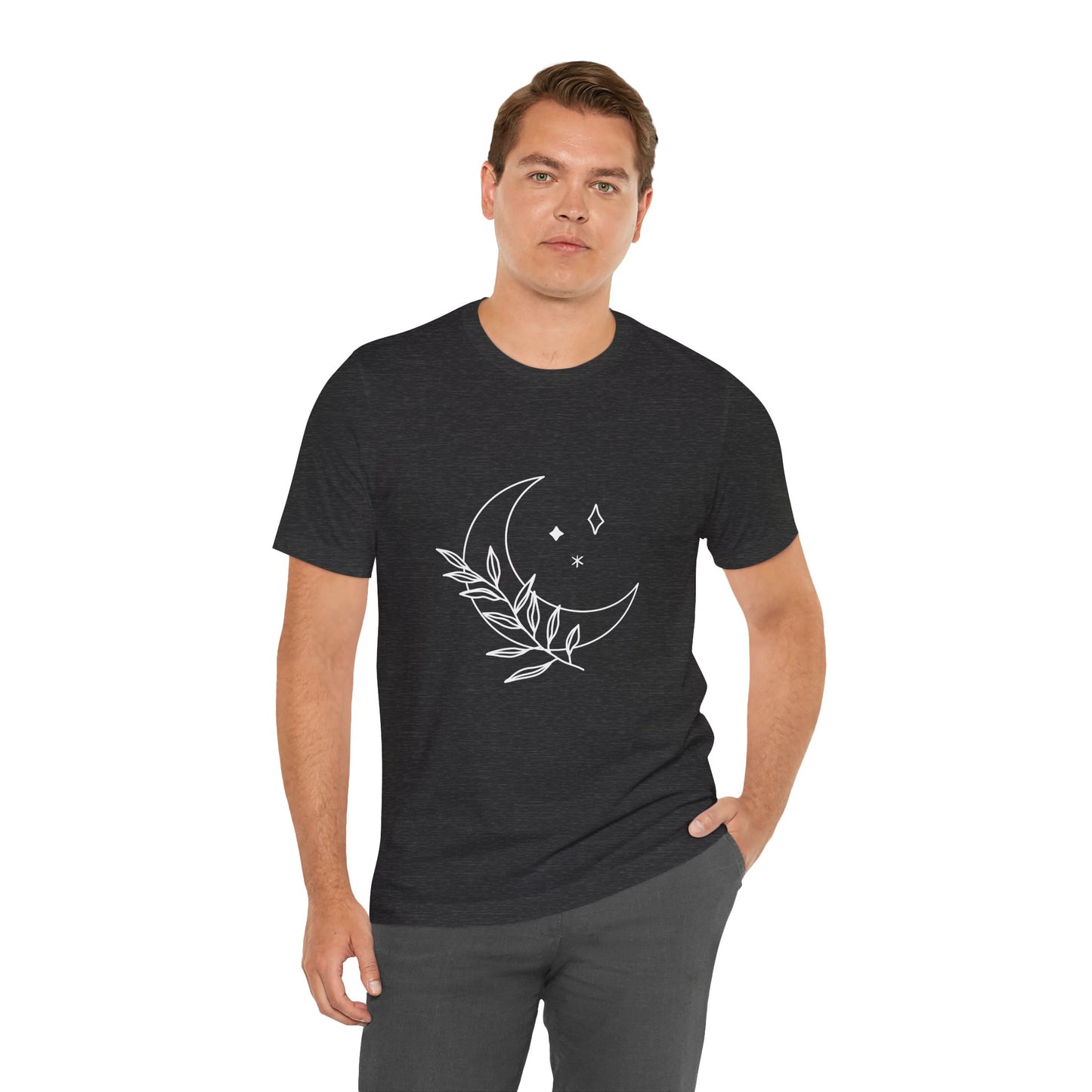 Moon Branch T-shirt, Mystical Shirt, Mystic Tee, Boho T-shirt, Bohemian T-shirt, Moon and Stars T-Shirt, Gift for Her