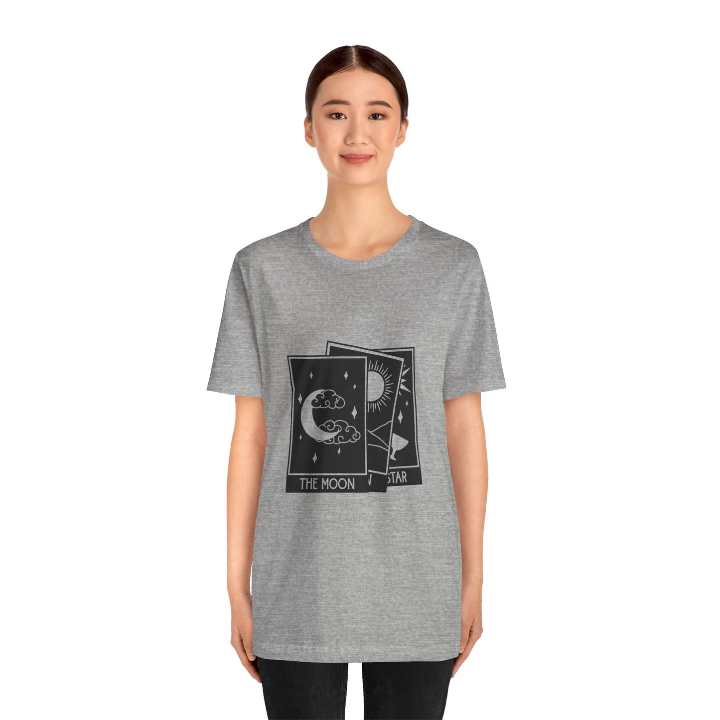 Tarot Stack T-shirt, Astrology Shirt, Mystical Shirt, Boho T-shirt, Moon Stars Sun T-Shirt, Mystic Shirt Gift for Her