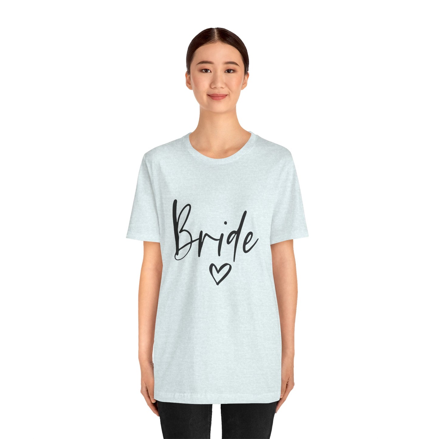 Bride T-shirt, Wedding Shirt, Bride Tee, Bridal Shower, Heart T-shirt, Bachelorette Party Shirt, Hen Night Top, Gift Shirt for Bride