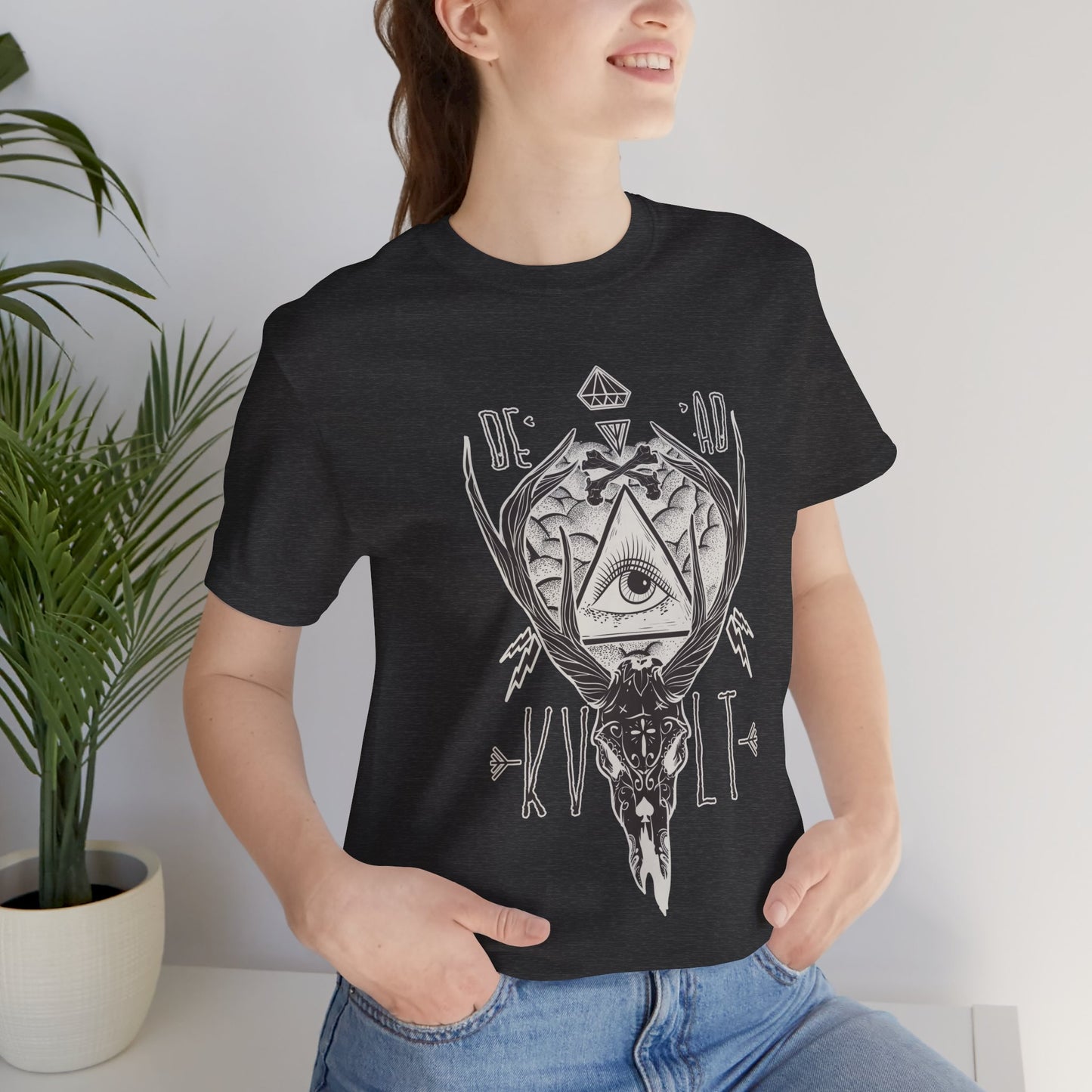 Dead Kvlt T-shirt, Eye T-shirt, Skull Shirt, Heavy Metal Shirt, Motorcycle T-Shirt, Scary Shirt, Horror Shirt, Rockers T-shirt,