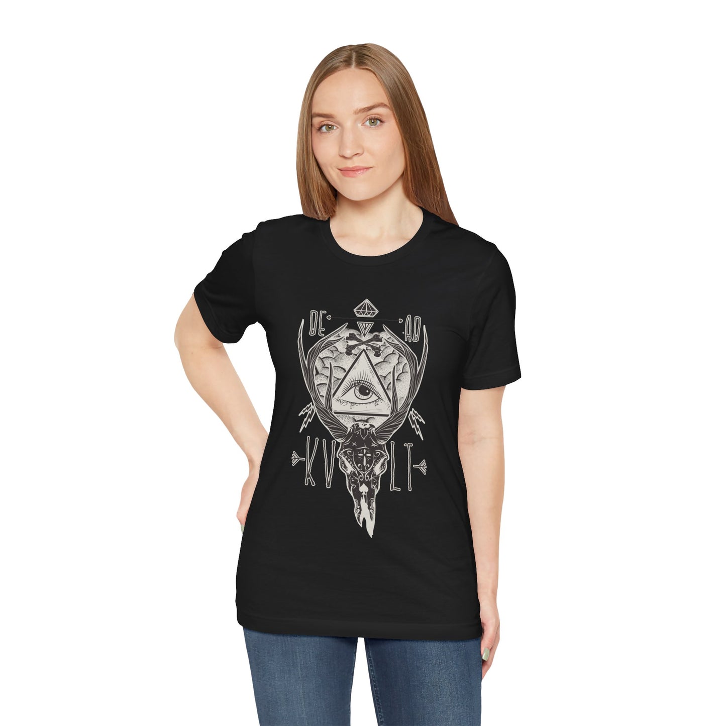 Dead Kvlt T-shirt, Eye T-shirt, Skull Shirt, Heavy Metal Shirt, Motorcycle T-Shirt, Scary Shirt, Horror Shirt, Rockers T-shirt,