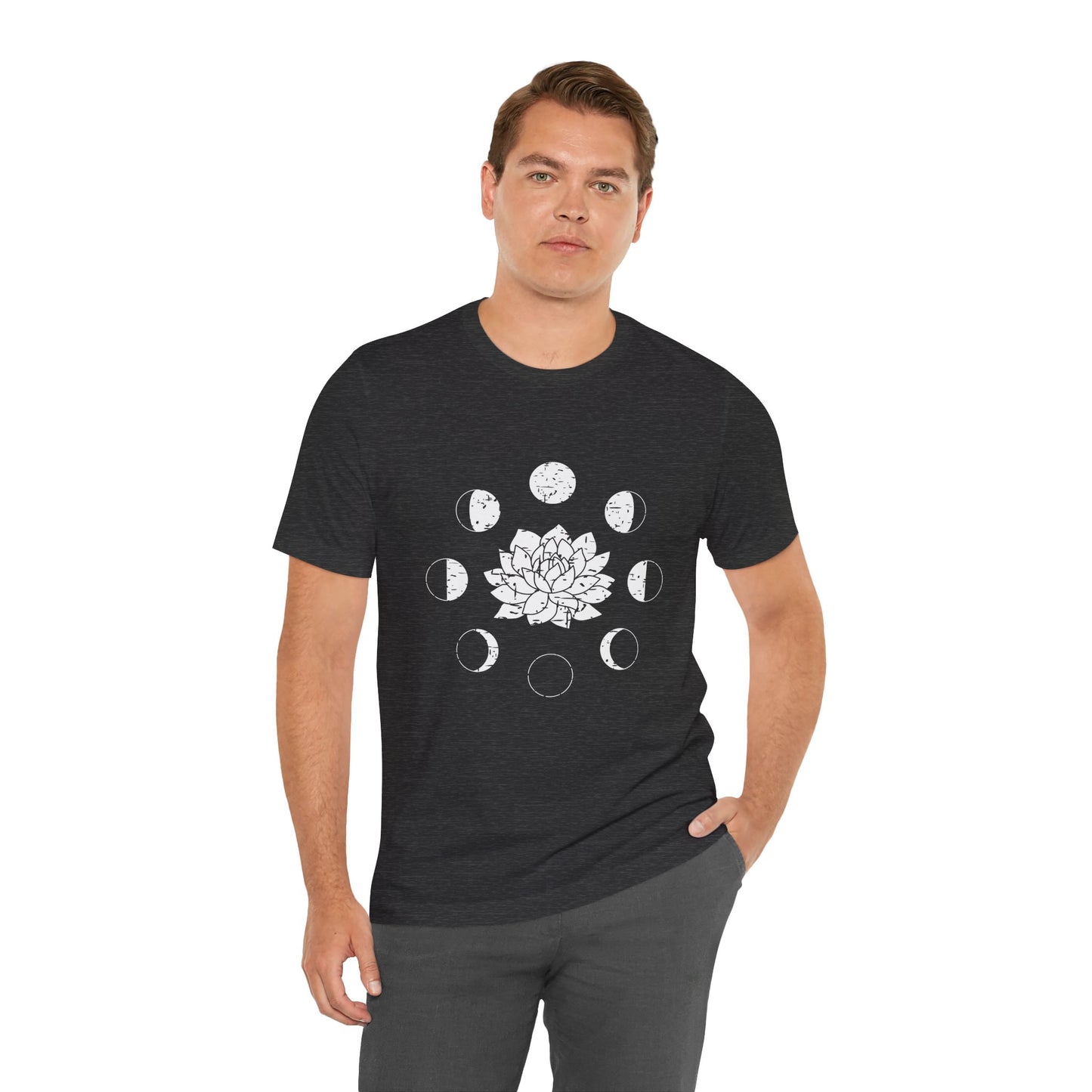 Lotus Moon Phase T-shirt, Boho T-shirt, Grunge Shirt, Inspirational T-shirt, Bohemian T-shirt, Moon and Stars T-Shirt, Gift for Her
