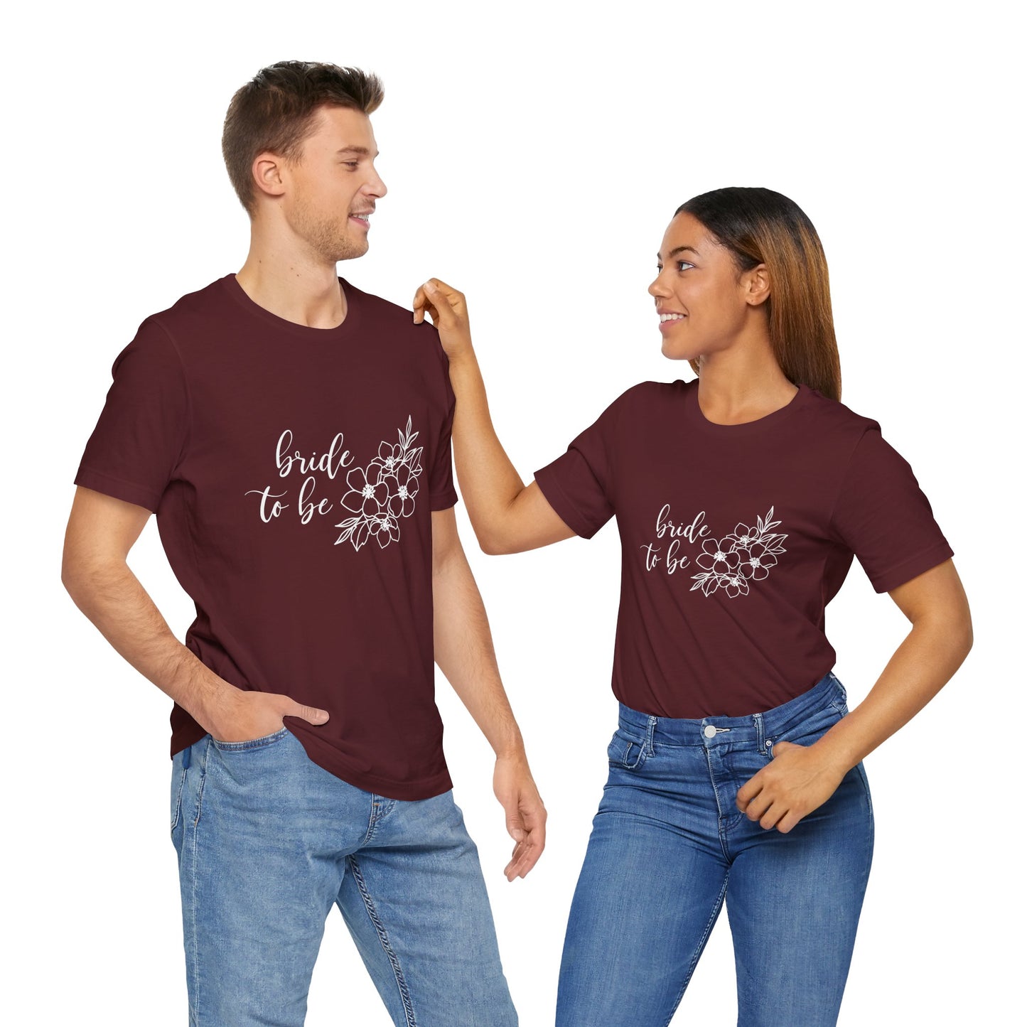 Bride to Be T-shirt, Wedding Shirt, Floral Shirt, Bride Tee, Bachelorette Shirt, Gift Shirt for Bride, Bridal Shower Shirt