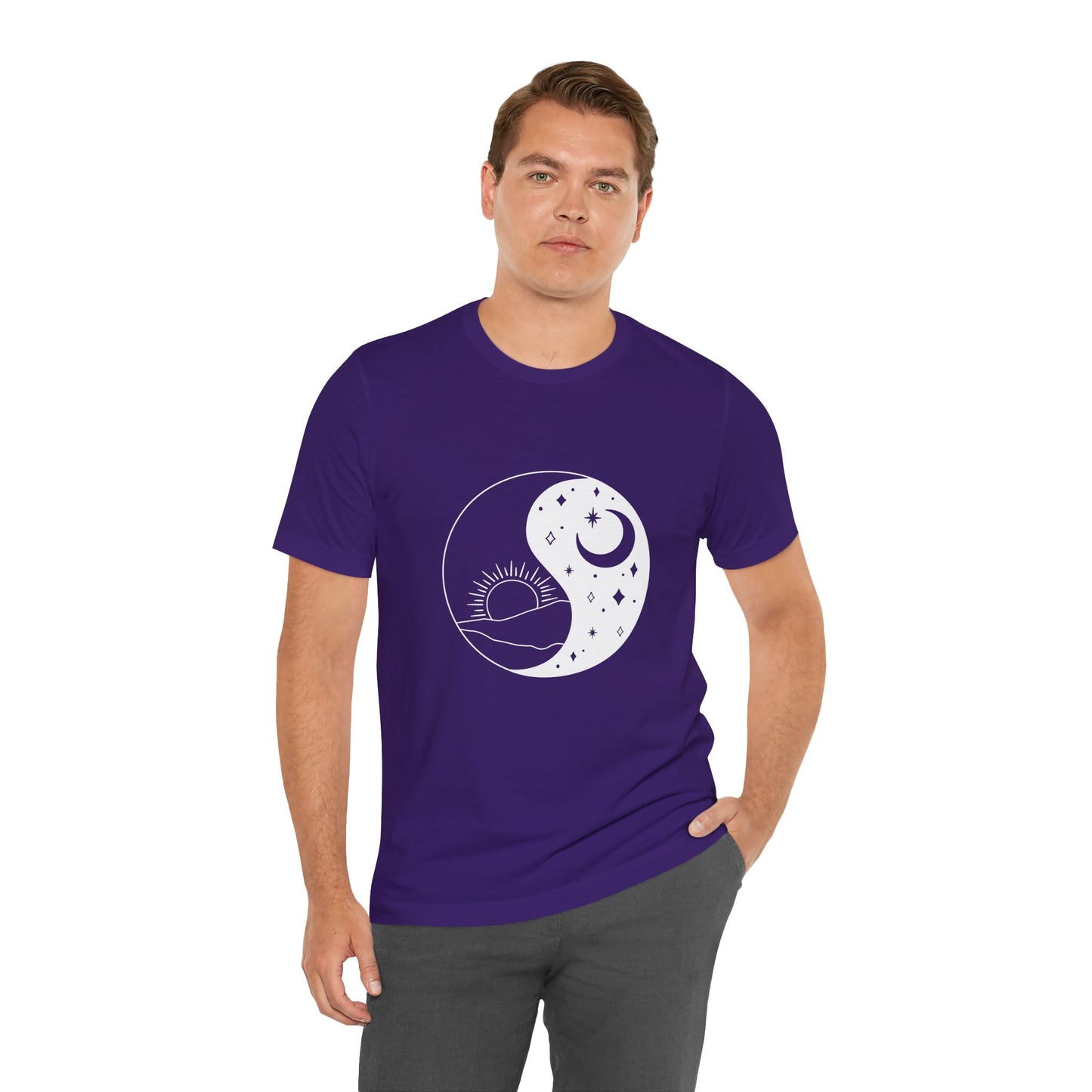 Ying Yang T-shirt, Sun and Moon Shirt, Mystical Shirt, Boho T-shirt, Mystics Shirt, Bohemian T-shirt, Gift Shirt for Her