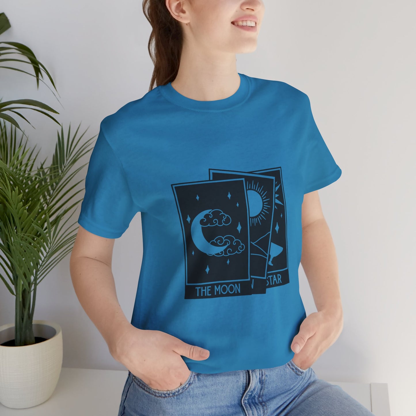 Tarot Stack T-shirt, Astrology Shirt, Mystical Shirt, Boho T-shirt, Moon Stars Sun T-Shirt, Mystic Shirt Gift for Her