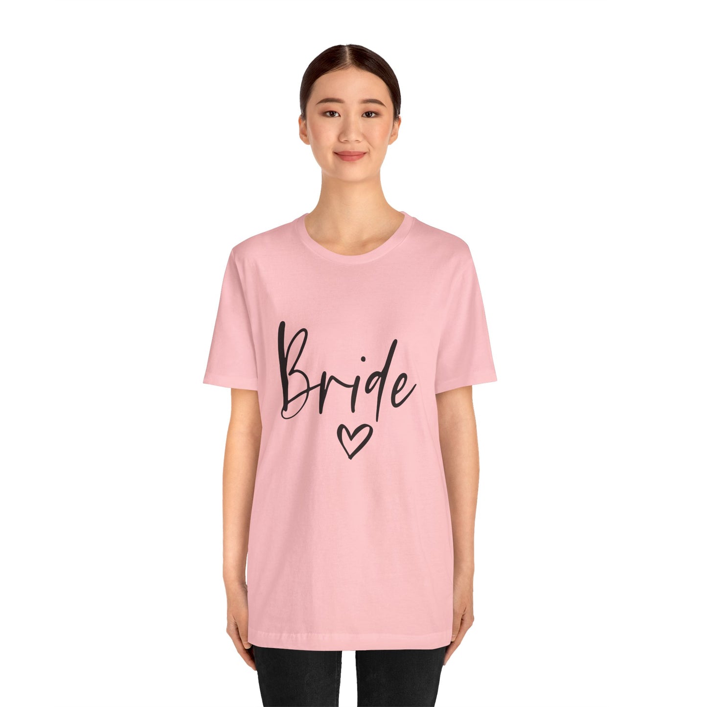 Bride T-shirt, Wedding Shirt, Bride Tee, Bridal Shower, Heart T-shirt, Bachelorette Party Shirt, Hen Night Top, Gift Shirt for Bride