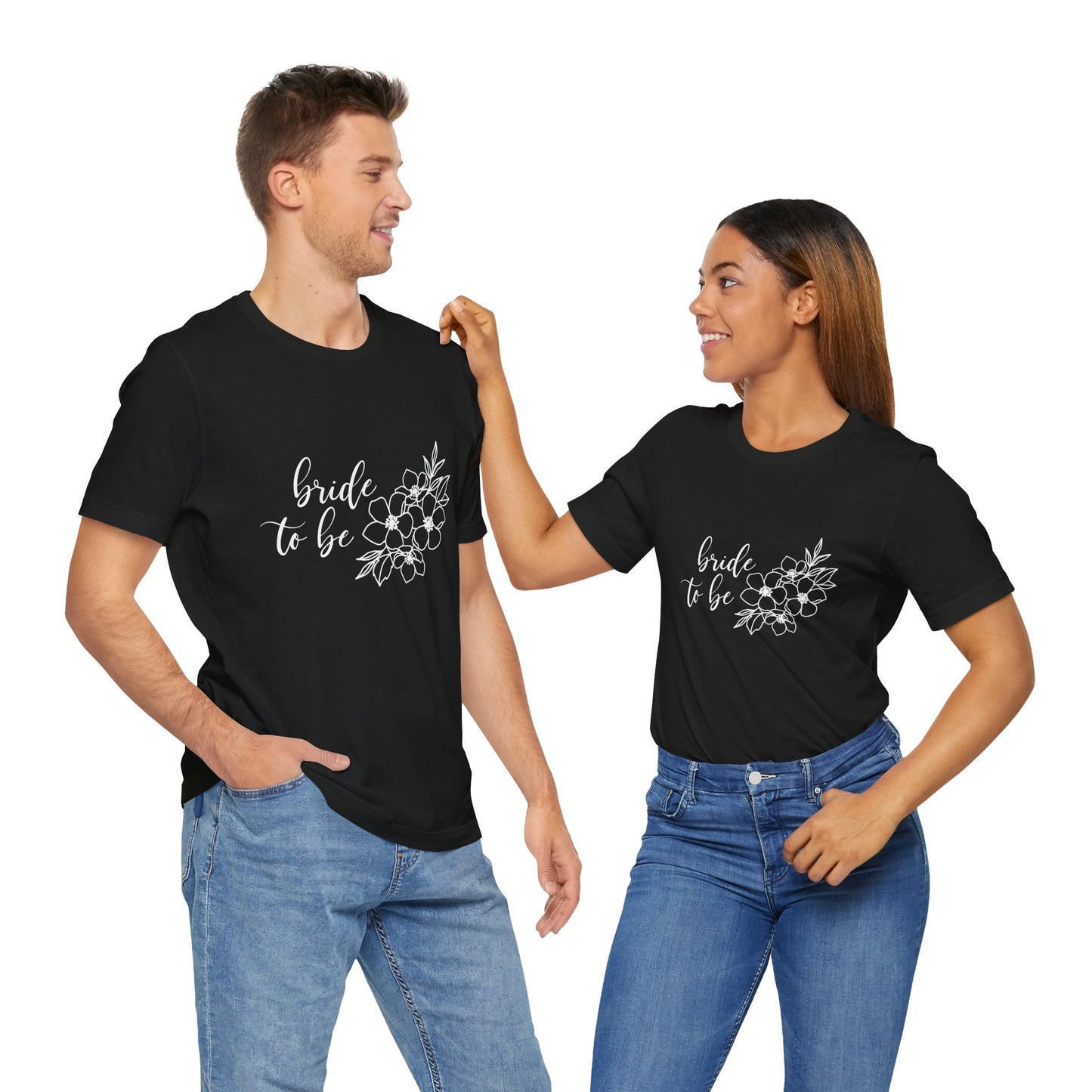 Bride to Be T-shirt, Wedding Shirt, Floral Shirt, Bride Tee, Bachelorette Shirt, Gift Shirt for Bride, Bridal Shower Shirt