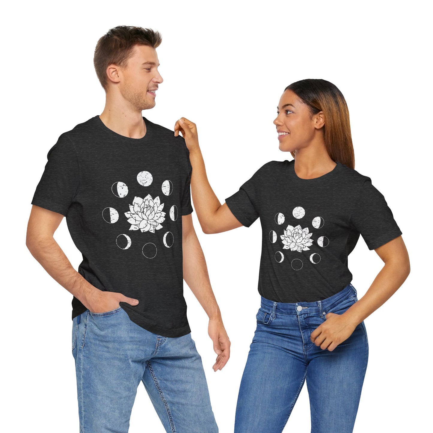 Lotus Moon Phase T-shirt, Boho T-shirt, Grunge Shirt, Inspirational T-shirt, Bohemian T-shirt, Moon and Stars T-Shirt, Gift for Her