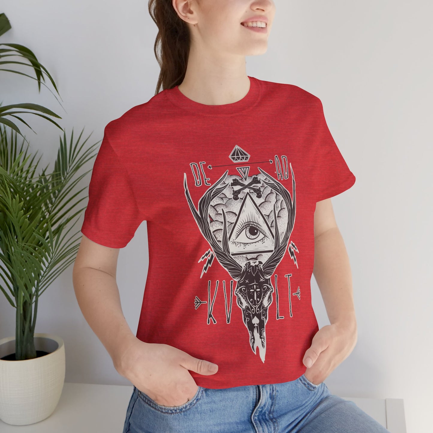 Dead Kvlt T-shirt, Eye T-shirt, Skull Shirt, Heavy Metal Shirt, Motorcycle T-Shirt, Scary Shirt, Horror Shirt, Rockers T-shirt,