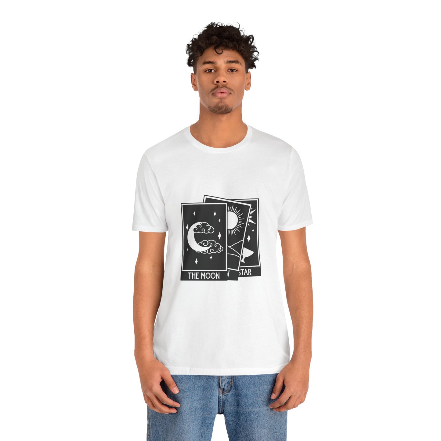 Tarot Stack T-shirt, Astrology Shirt, Mystical Shirt, Boho T-shirt, Moon Stars Sun T-Shirt, Mystic Shirt Gift for Her