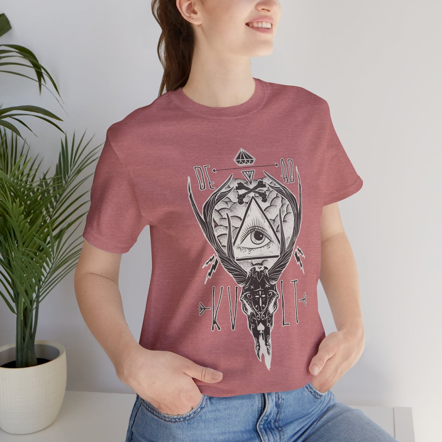 Dead Kvlt T-shirt, Eye T-shirt, Skull Shirt, Heavy Metal Shirt, Motorcycle T-Shirt, Scary Shirt, Horror Shirt, Rockers T-shirt,