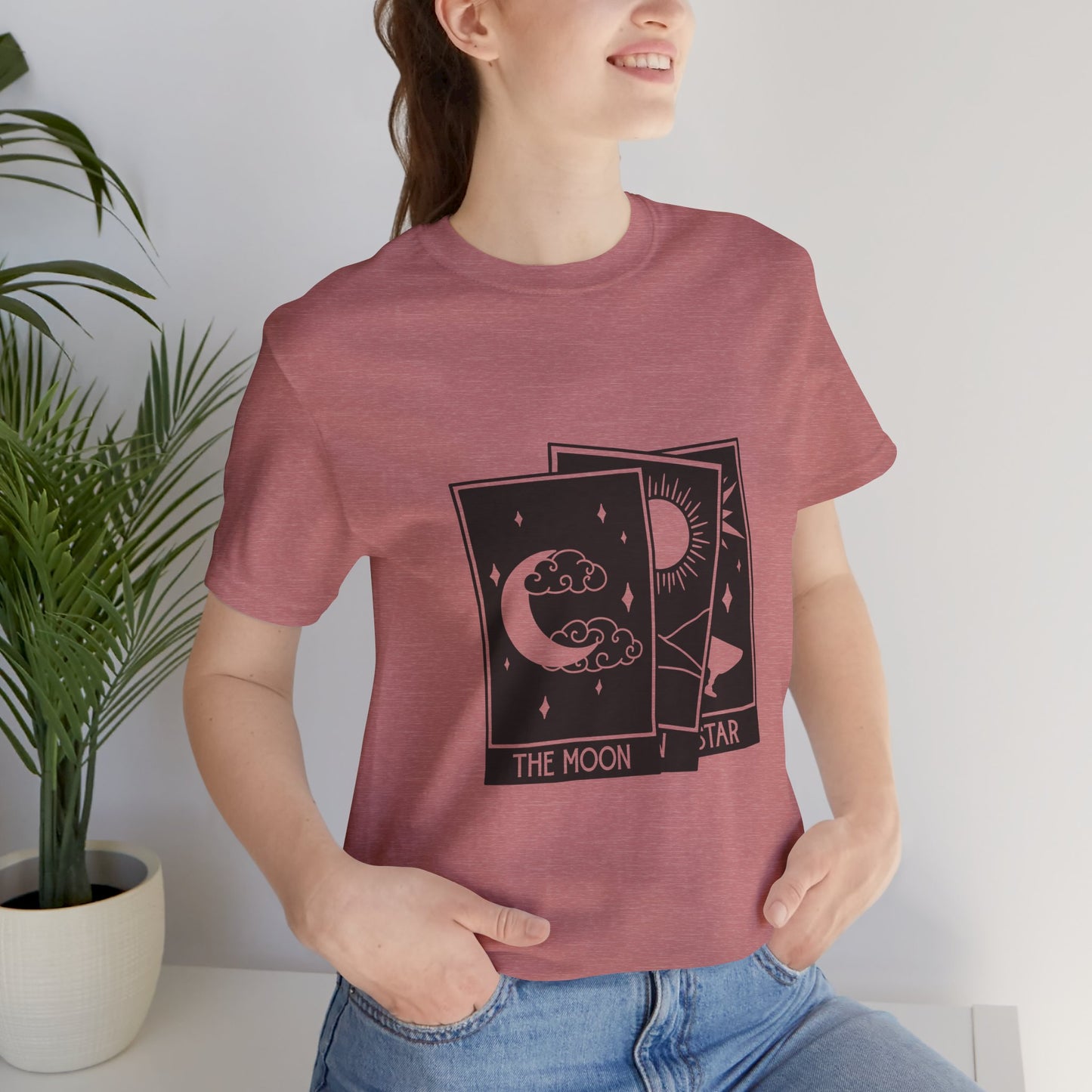 Tarot Stack T-shirt, Astrology Shirt, Mystical Shirt, Boho T-shirt, Moon Stars Sun T-Shirt, Mystic Shirt Gift for Her
