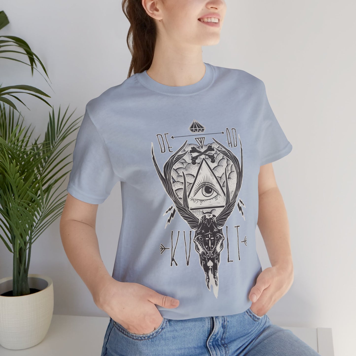 Dead Kvlt T-shirt, Eye T-shirt, Skull Shirt, Heavy Metal Shirt, Motorcycle T-Shirt, Scary Shirt, Horror Shirt, Rockers T-shirt,