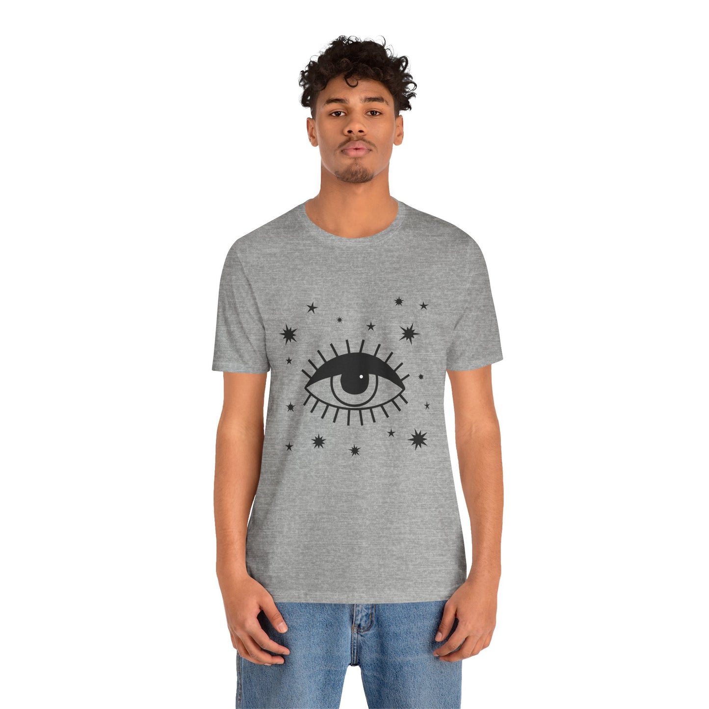 Mystical Shirt, Third Eye T-shirt, Boho T-shirt, Stars T-Shirt, Bohemian T-shirt, Astrologic Shirt, Gift for Her