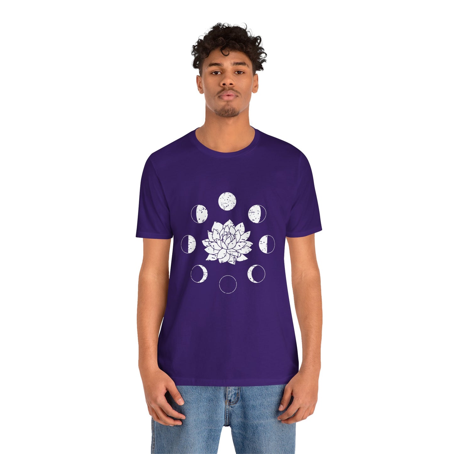 Lotus Moon Phase T-shirt, Boho T-shirt, Grunge Shirt, Inspirational T-shirt, Bohemian T-shirt, Moon and Stars T-Shirt, Gift for Her